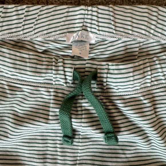 Men's Pima Pajama Pants in Green - Picture 3 of 4